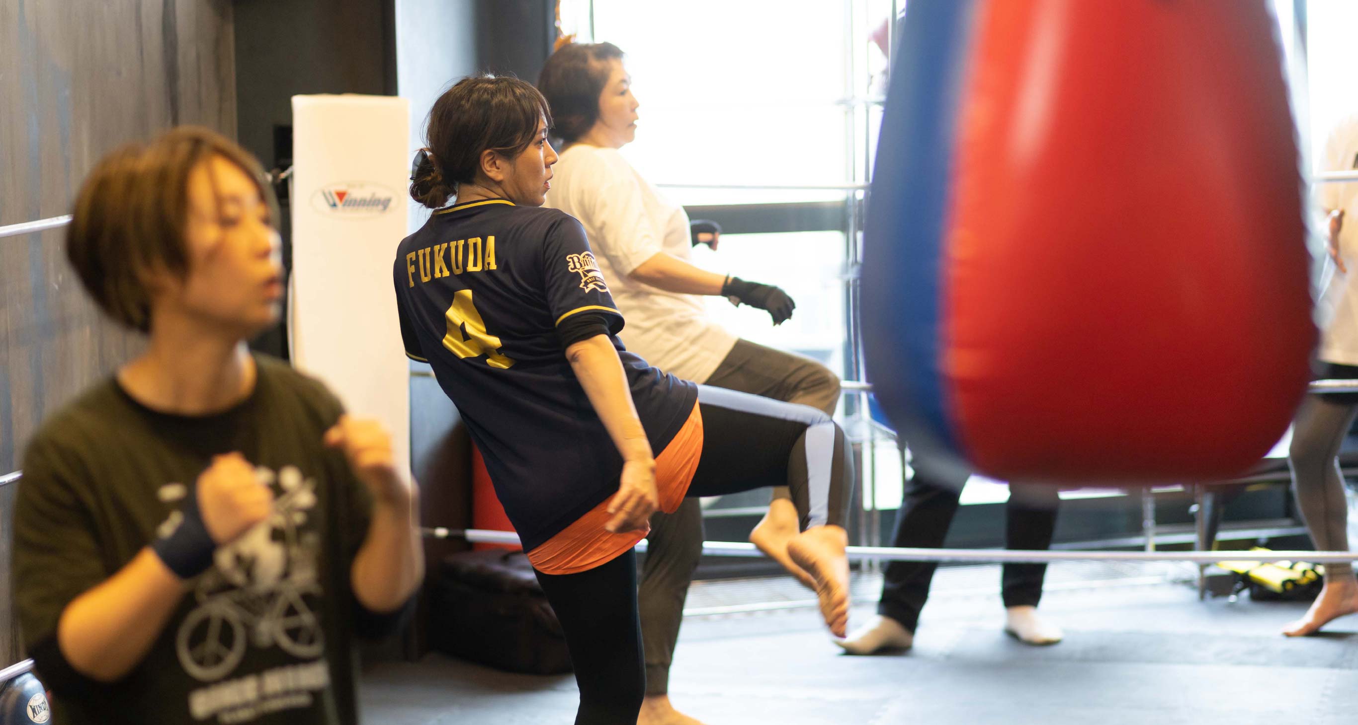 キックボクシングの元日本王者が指導!